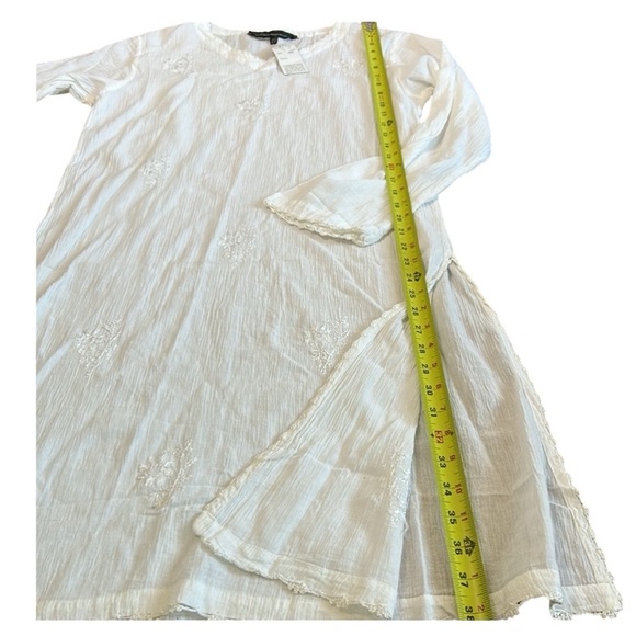 KARMA HIGHWAY , One size beach cover . Sheer ,embroidered,NWT, PTP 19 “ Med,Sm - Picture 9 of 13